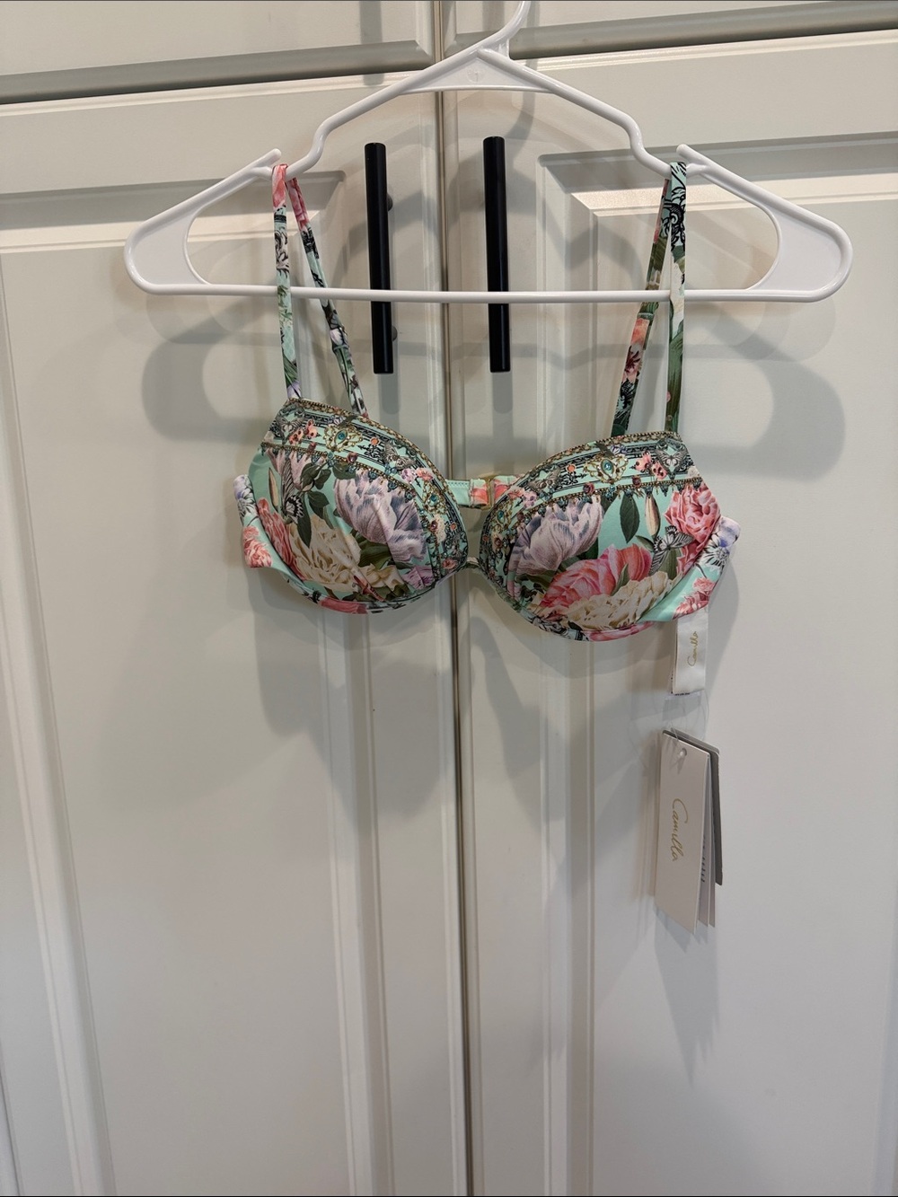 New with tags! Camilla petal promise land underwire bikini top size small